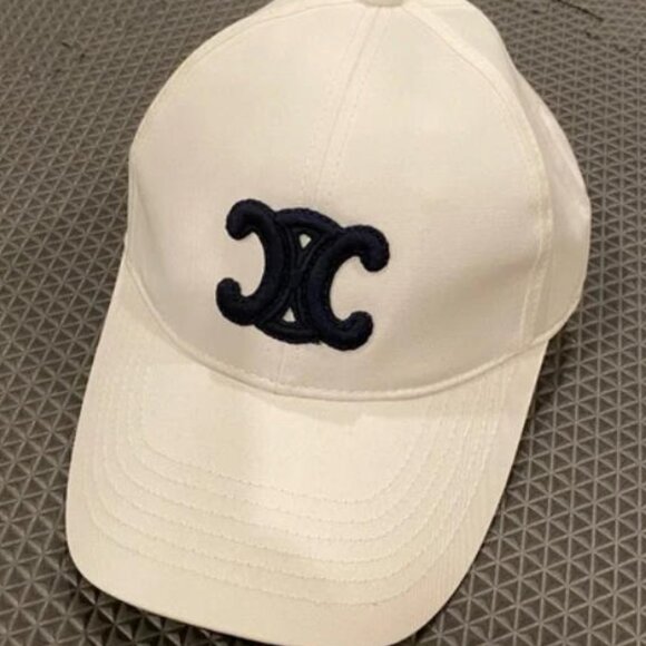 Celine Triomphe Logo Baseball Hat - Picture 1 of 4